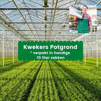 Kwekers Potgrond met perliet 2730 liter (39 x 70 liter)