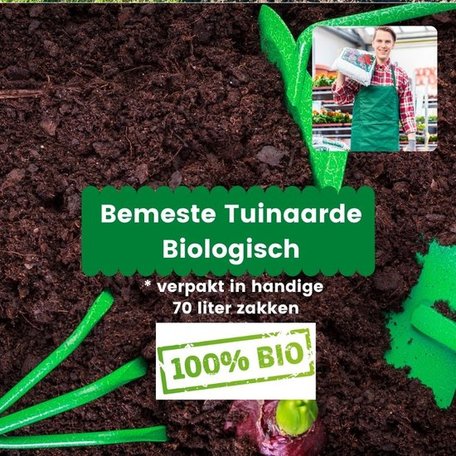 Biologische Bemeste Tuinaarde 1470 liter (21 x 70 liter)