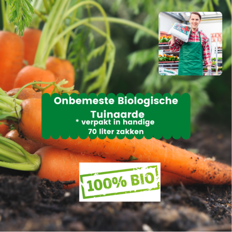 Onbemeste biologische Tuinaarde 980 liter (14 x 70 liter)